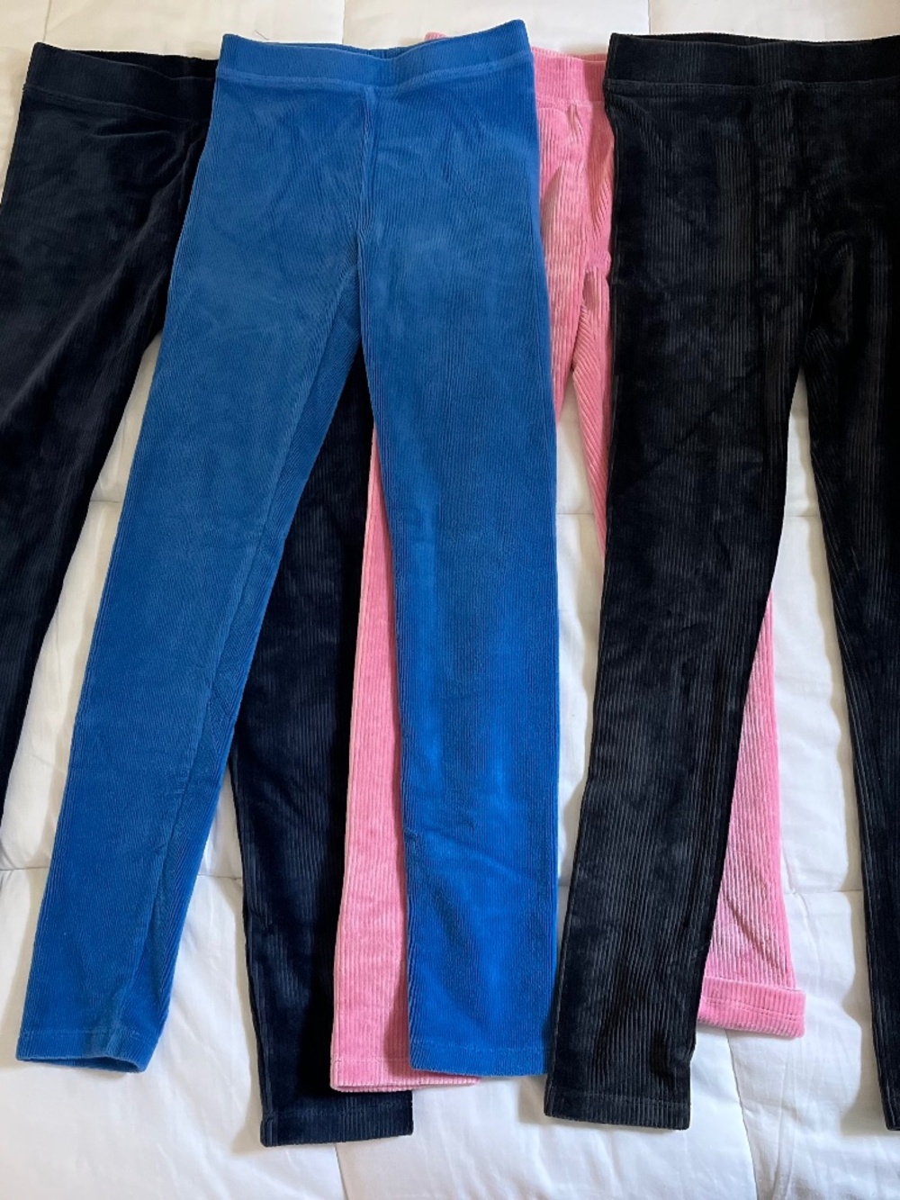 Girls Corduroy Leggings/Pants Bundle – 5 pairs – Size 10/12